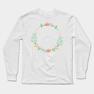 Floral wreath Long Sleeve T-Shirt